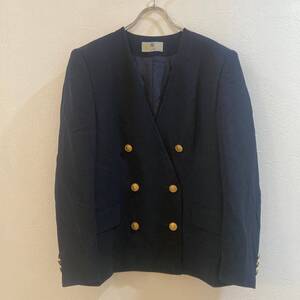 Aquascutum/アクアスキュータム 長袖テーラードジャケット ネイビー 紺 レディース