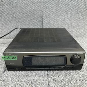 MYM5-287 激安 チューナーアンプ ONKYO R-33 ESSAY FM/AM TUNER AMPLIFIER 通電OK 中古現状品 ※3回再出品で処分