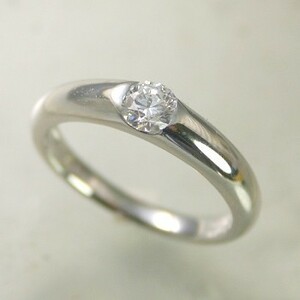 婚約指輪 安い プラチナ ダイヤモンド 0.4カラット 鑑定書付 0.43ct Dカラー VS2クラス 3EXカット GIA