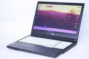 1円～ 16Gメモリ Office2019 バッテリー良好 15.6インチ 富士通 LIFEBOOK A577/S i5-7300U RAM16GB SSD256GB TFT Win10