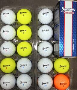 Y 送料410円 SRIスポーツ ロストボール スリクソン SRIXON AD333 ADSPEED DISTANCE ディスタンス 20球 新品球3球/S級6球/A級8球/B級3球