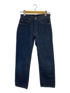 Levi’s◆60s/501/BigE/足長R/平行ステッチ/ボタン裏8/32/デニム/IDG/無地