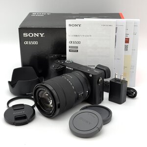 1円～/SONY/ソニー/α/6500/付属品付/SEL18135/18-135mm/F3.5-5.6/OSS/デジタルカメラ/ミラーレス/シャッターOK/通電確認済/ジャンク/X046