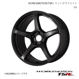 WORK EMOTION T5R スズキ イグニス 4WD DAA-FF21S 1ピース ホイール 1本 【17×7.0J 4-100 +43】マットグラファイト