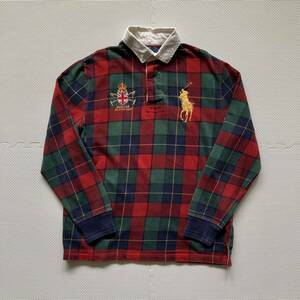 Polo by Ralph Lauren ラルフローレン 長袖ポロシャツ ラガーシャツ ビッグポニー M