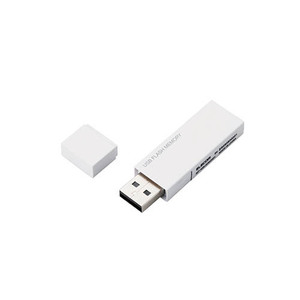 まとめ得 エレコム USBメモリー/USB2.0対応/セキュリティ機能対応/16GB/ホワイト MF-MSU2B16GWH x [3個] /l