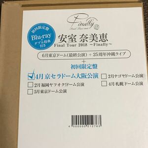 新品 安室奈美恵 finally ブルーレイ Blu-ray 大阪 初回 セブン