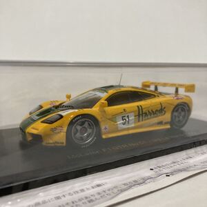 アシェット ル・マン 24時間レースカーコレクション 1/43 McLaren F1 GTR #51 3rd 1995年 マクラーレン Harrods ミニカー モデルカー