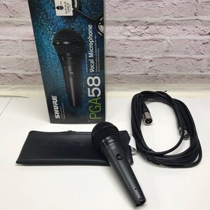 SHURE シュアー ボーカルマイク ダイナミックマイク PGA58-XLR 241211SK190262