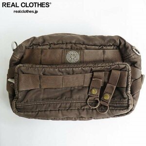 PORTER Classic/ポータークラシック SUPER NYLON WAIST BAG スーパーナイロン ブラウン ウエストバッグ /060