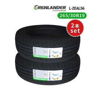 2本セット 265/30R19 2024年製造 新品サマータイヤ GRENLANDER L-ZEAL56 送料無料 265/30/19