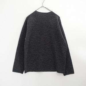 【定価2.6万】マーガレットハウエル MHL. MARGARET HOWELL MHL. *PURE WOOLプルオーバー*2ニット毛グレー(4-2412-103)【21A52】