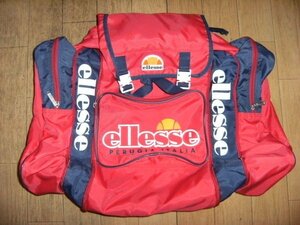 昭和レトロ★MARUEM 製品★ellesse ITALIA エレッセ リュックサック スキーバック テニスバック★スキー ゴルフ テニス 登山 アウトドア