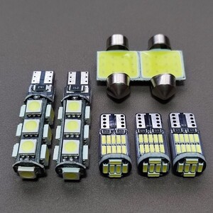 爆光！7個セット クロスビー CBZK CBZL T10 LED 室内灯 ナンバー灯 ルームランプセット ホワイト スズキ /13/26/t31