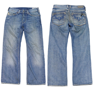 DIESEL YARIK Ｂ WASH 0071V ストレート デニムパンツ W27L30 ディーゼル 加工