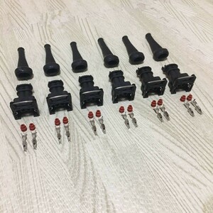 インジェクター カプラー コネクター ワンタッチ EV1 AE86 4A-GE L20 L28 FJ20 CA18 SR20 RB26 RB20 RB25 DENSO 4G63 デンソー 角型