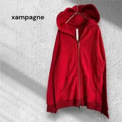 ［新品タグ付き］xampagne パーカー コットン100％ 定価￥27300