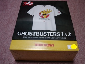 送込/未開封4BD-BOX●ゴーストバスターズ30周年記念1&2パック タワレコ限定Tシャツ付●ビル・マーレイ/ダン・エイクロイド/レイパーカーJr.