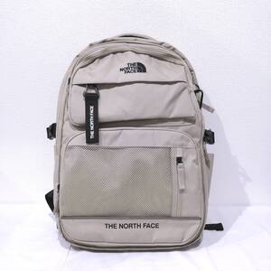 【4706】1円～ THE NORTH FACE ノースフェイス DUAL BACKPACK NM2DQ06　ライトベージュ リュック バックパック 