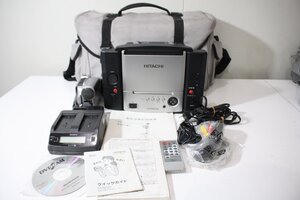 F5028【現状品】HITACHI/日立アドバンスト 高所点検記録装置　HV-KT350DZ&DZ-HS803 ビデオカメラほか付属品あり