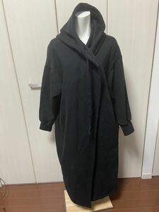 新品　NANING9　ナンニング　ロングカーデ　裏起毛　ブラック　フリーサイズ　3000円より値下げ