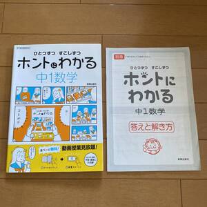 ひとつずつ　すこしずつ　ホントにわかる　中１数学