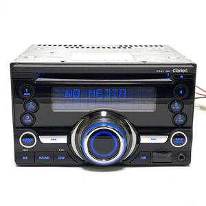 clarion CX211BK CD/USB/MP3/WMA レシーバー 2DINオーディオ 動作確認済み クラリオン