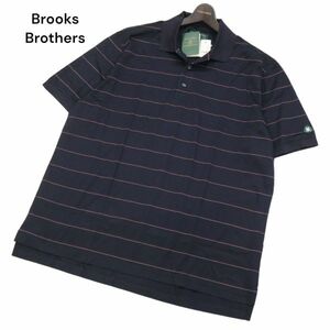 【新品 未使用】 Brooks Brothers × ST ANDREWS ブルックスブラザーズ セントアンドリュース 半袖 ポロシャツ Sz.XL メンズ　I4T01697_5#A