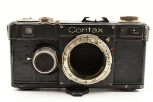 【人気のブラックコンタックス】　ＺＥＩＳＳ ＩＫＯＮ CONTAX I型 シャッターＯＫ レンジファインダー カメラ 同梱可能 1円 #9231