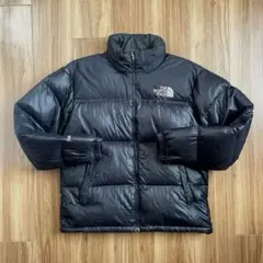 Mノースフェイス700フィル黒ブラックヌプシダウンジャケットNUPTSE