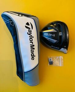 《名器》《美品》《送料無料》テーラーメイド SIM 9度　ドライバーヘッド！1W ヘッドカバー付き！TaylorMade ウエイト付！！