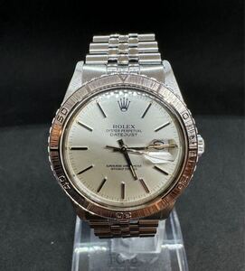 【売り切り】希少 2024 2月 OH済 ROLEX ロレックス 16250 サンダーバード デイトジャスト ホワイトゴールドベゼル ジュビリーブレス K18WG