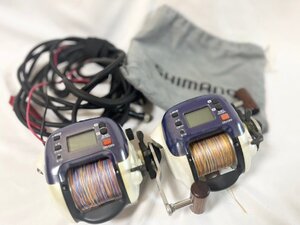 ■ SHIMANO シマノ 電動丸 3000EV 電動リール 2個セット 通電OK 現状 釣り具 釣具 ★