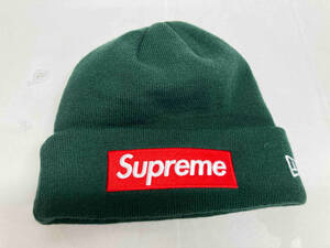 Supreme × New Era Box Logo Beanie シュプリーム ニューエラ ボックスロゴ ビーニー ニット帽 グリーン