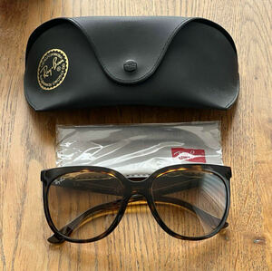 美品 レイバン Ray-Ban サングラス キャツアイRB4126 cats1000 