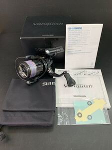 SHIMANO シマノ　Vanquish ヴァンキッシュ　バンキッシュ　2500S B リール　釣具　収納袋付き　箱付き　付属品付き　フィッシング　