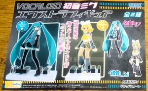 VOCALOID 初音ミク エクストラフィギュア 鏡音リン&初音ミク B3販促ポスター 美少女