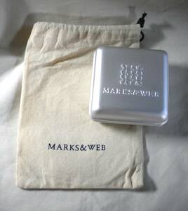 ◇◆新品・未使用*MARKS＆WEB （マークスアンドウェブ）アルミソープケースL＆巾着*石鹸ケース*小物入れ*旅行◆◇