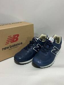 New Balance ニューバランス　M576CNN　USA8 1/2　26.5ｃｍ　オールレザー　スニーカー　ネイビー　England製　イギリス　英国