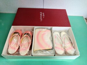 ● 草履 バッグ 防寒 3点セット 和装 小物 レトロ 可愛い おしゃれ 手提げ ピンク×白 成人式 結婚式 振袖 晴れ着 パーティー お出かけ ①