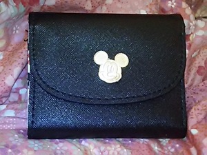 美品 Mickeyの３つ折り財布 Sweet付録