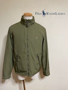 Polo Ralph Lauren ポロ ラルフローレン 中わた ジャケット 裏起毛 アウター 防寒 サイズM 長袖 カーキグリーン