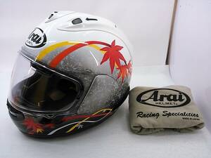 【送料無料】良品 Arai アライ RX-7X 楓 カエデ XLサイズ フルフェイスヘルメット