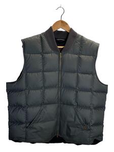 EDDIE BAUER◆Canadian Down Vest/ダウンベスト/XL/ポリエステル/GRY