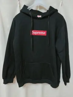 最終値下げ✨Supreme パーカー 黒　ユニセックス　XXL 裏起毛