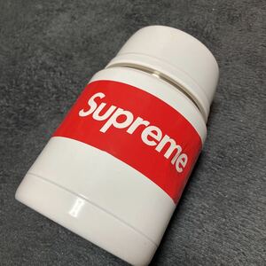 【未使用】Supreme×Thermos Stainless King Food Jar シュプリーム×サーモス ステンレス フードジャー ホワイト/レッド