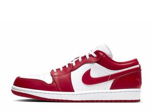 Nike Air Jordan 1 Low "Gym Red/White" 27cm 553558-611