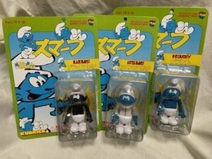 ◎ MEDICOMTOY メディコムトイ KUBRICK キューブリック THE SMURFS スマーフ 3個セット