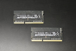 当日発送 Mac対応 メモリ DDR3 2GB × 2枚 PC3L-12800S 中古品 hynix
