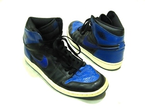 NIKE 28㎝ ナイキ AIR JORDAN 1 RETRO エア ジョーダン 1　レトロ ブラック ロイヤルブルー 136066 041